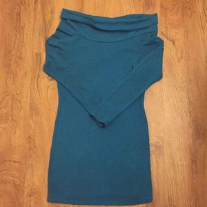 Versatile snug sweater dress